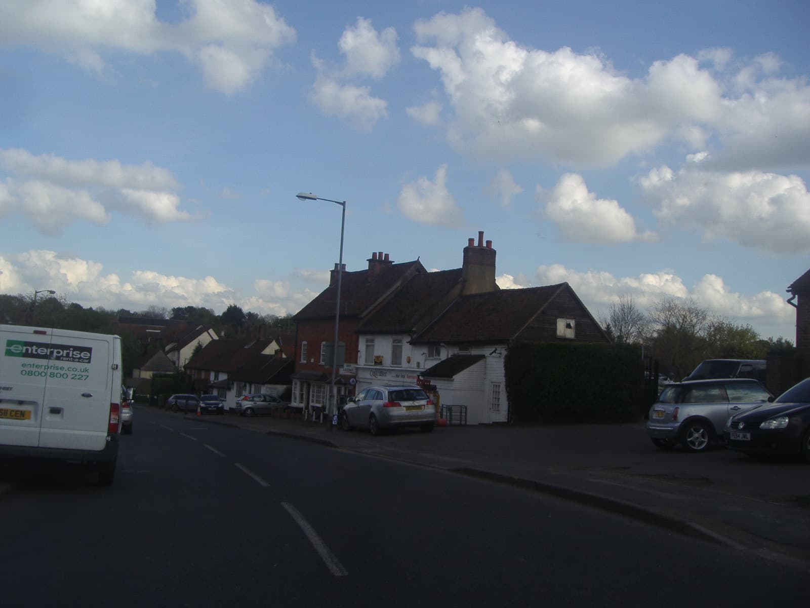 Shopfronts on Bovingdon High Street