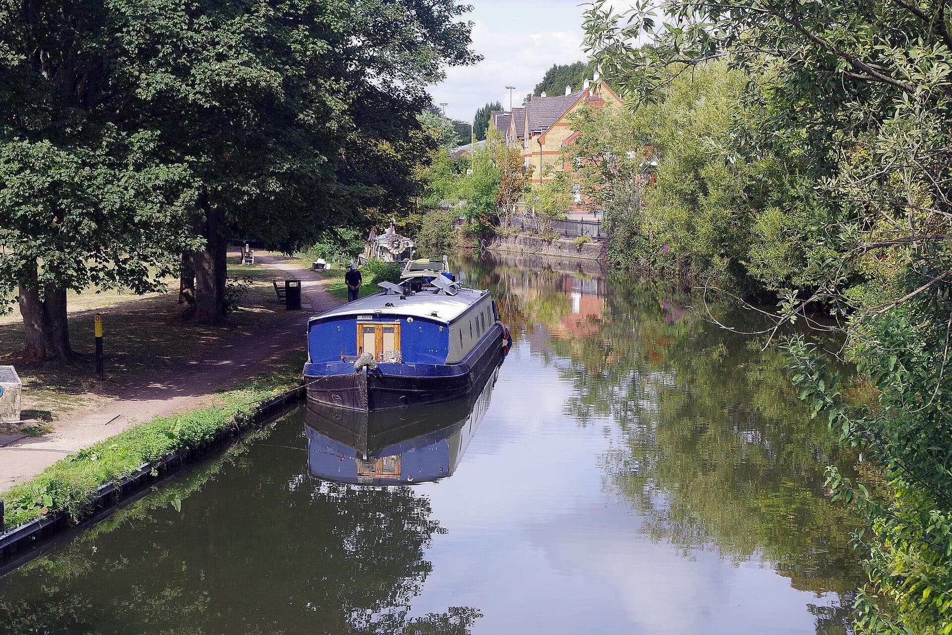 Narrowboats on the Grand Union Canal at Berkhamsted