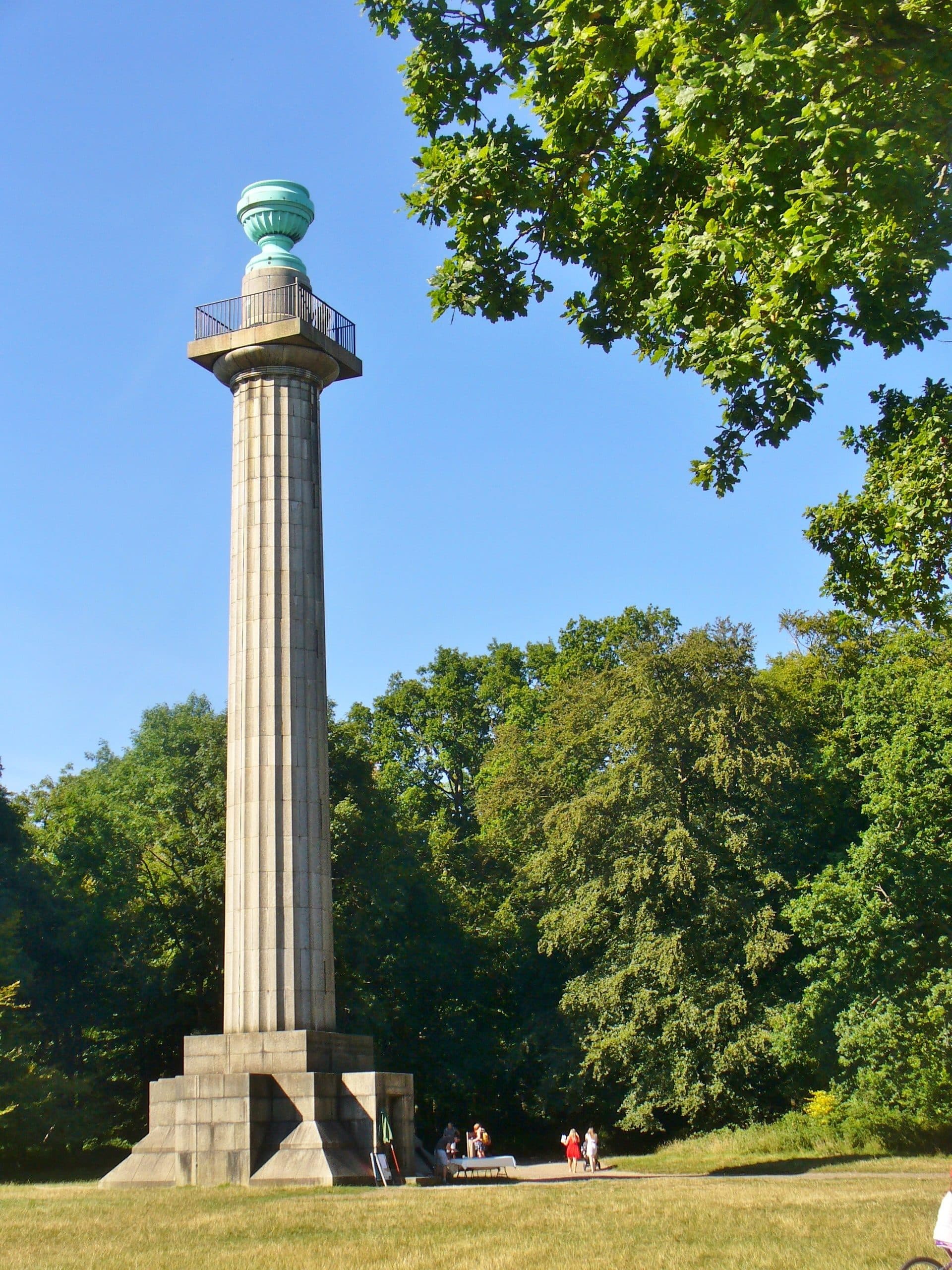 The Bridgewater Monument rising from the Ashridge Estate
